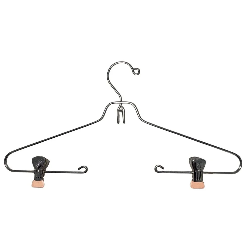 Vintage Metal Hanger With Clips Skirts Pants Display‎ Artwork Quilts